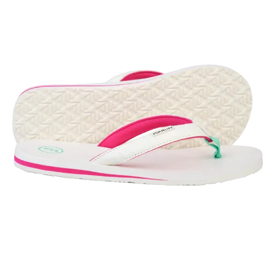 Foamlife Traa Women's Flip-Flops - White