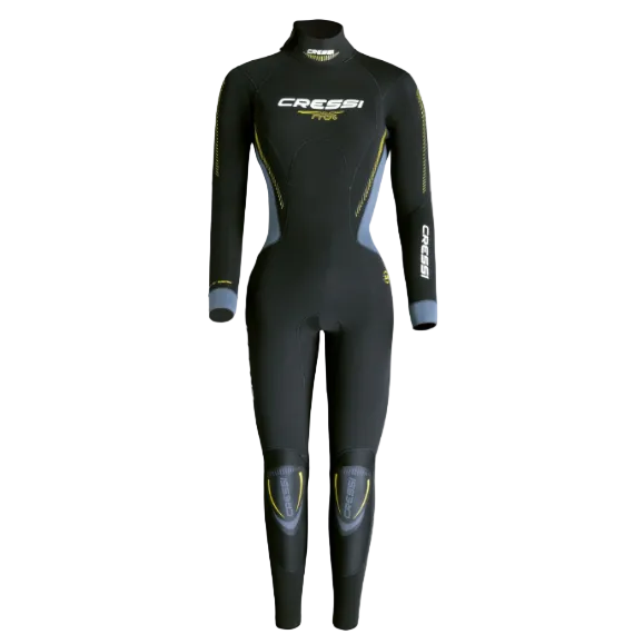 Cressi Fast Lady Monopiece 5mm Dive Wetsuit - Black