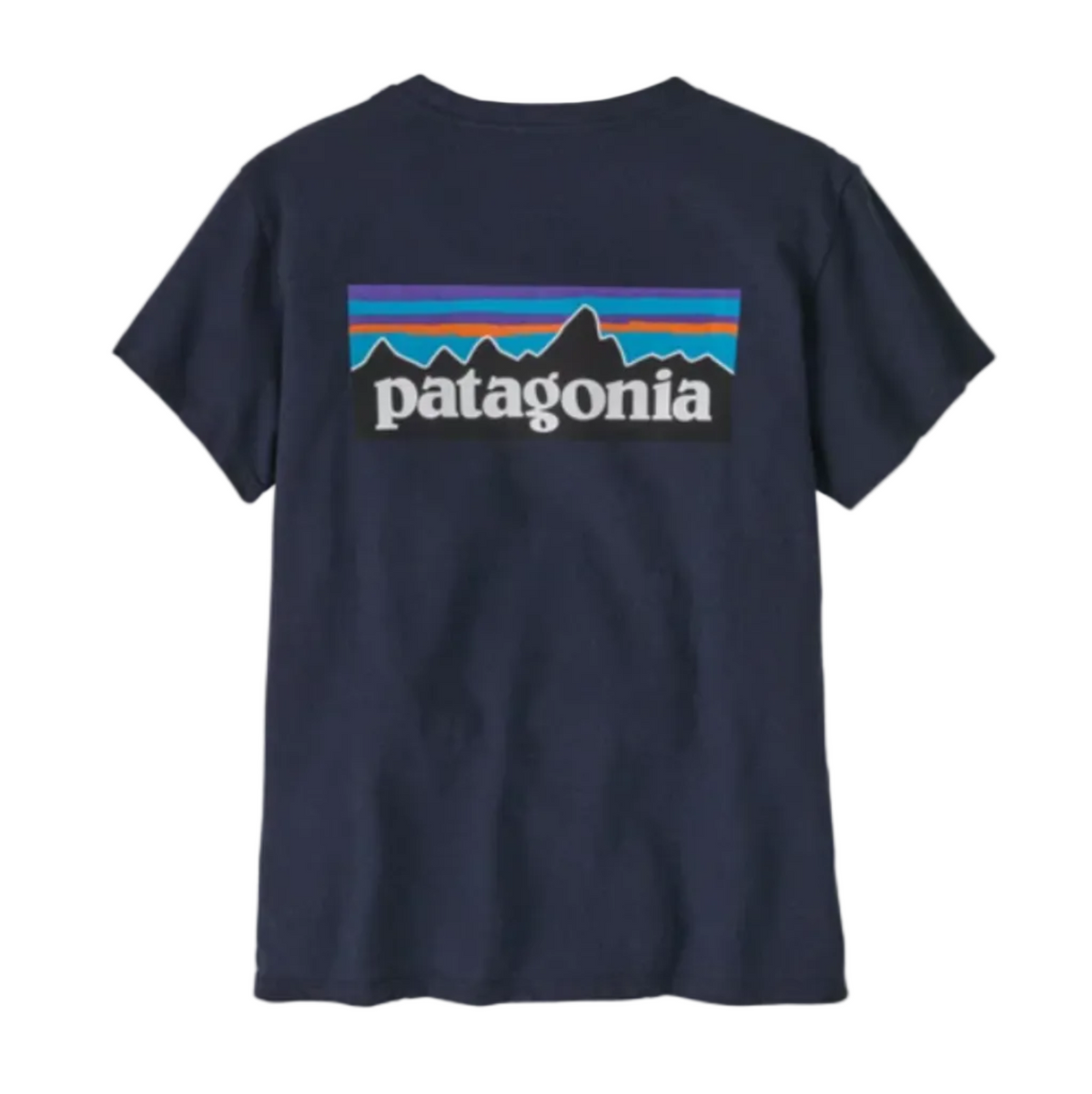 Patagonia P-6 Logo Womens Responsibili-Tee - New Navy