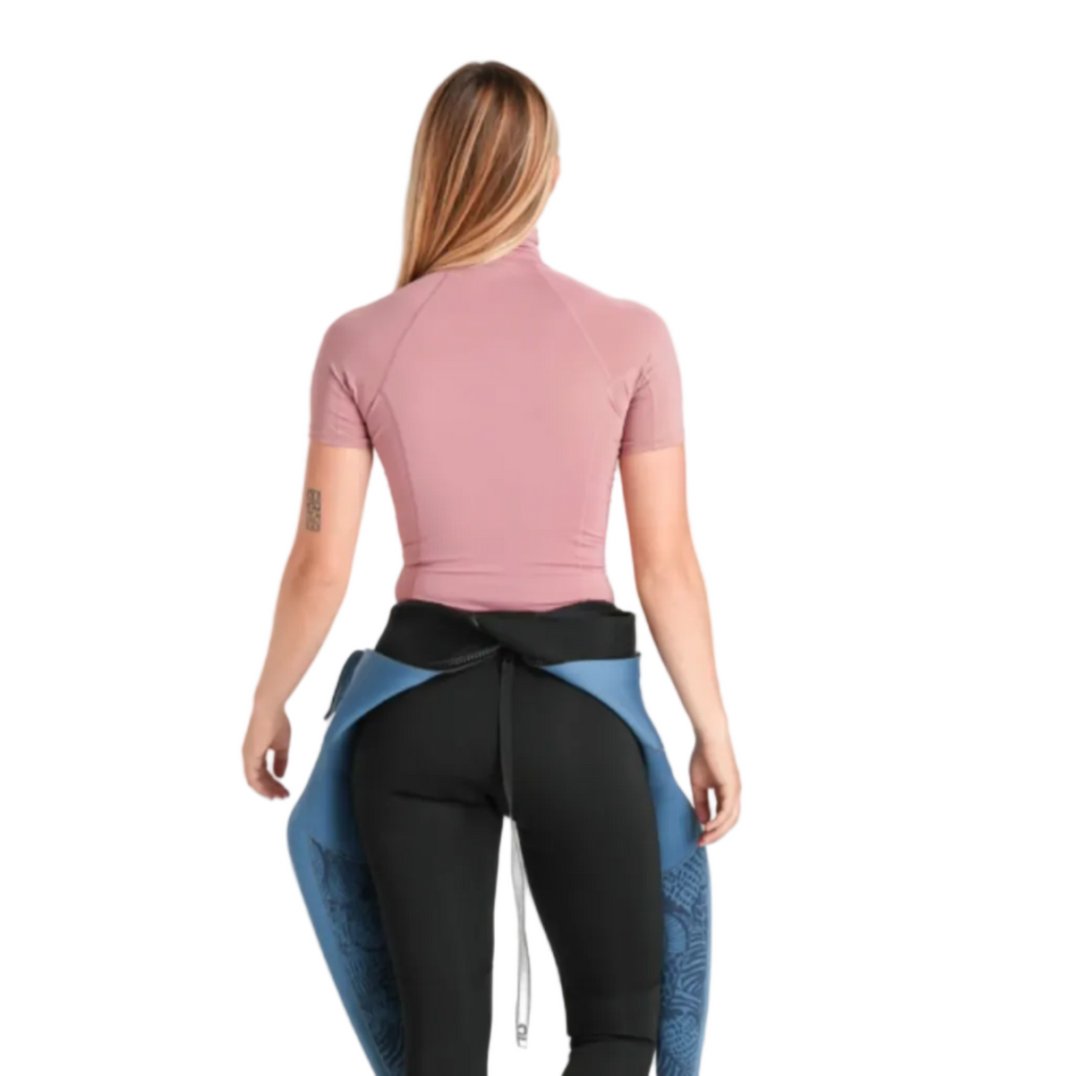 C-Skins NuWave Rash X Womens Short Sleeve Rash Vest - Rose/Lime