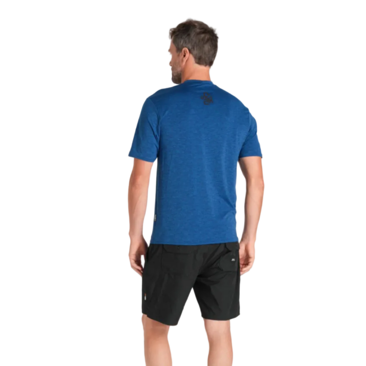 C-Skins NuWave UV Mens Short Sleeve Surf Tee - Deep Blue