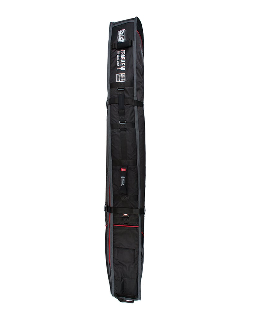 Ocean and Earth Quad Wheel 6ft6 Shortboard Board Cover 2021 - Black - Side View