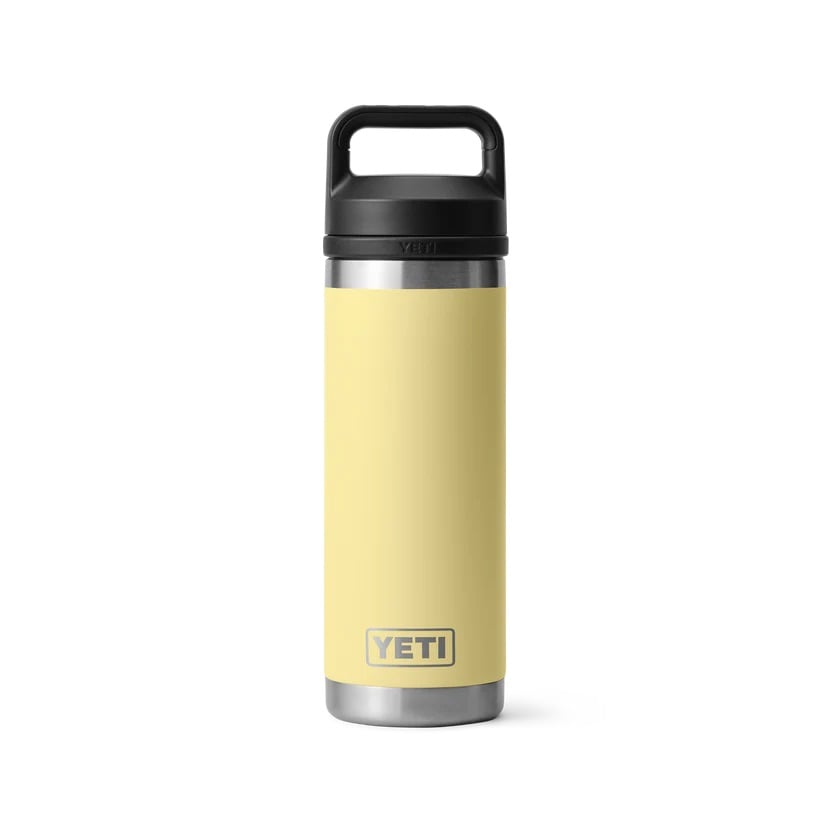 Yeti Rambler 18oz Bottle with Chug Cap in Daybreak Yellow