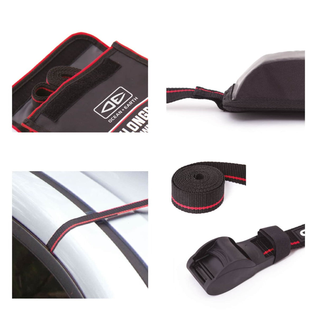 Ocean & Earth Surfboard Rap Rax - Soft Rack for Cars