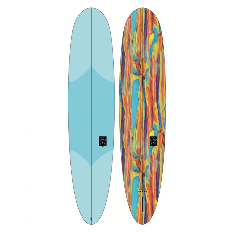 Ocean and Earth The General Epoxy Soft  7'6" Longboard 2021 - Sky Blue - Full View