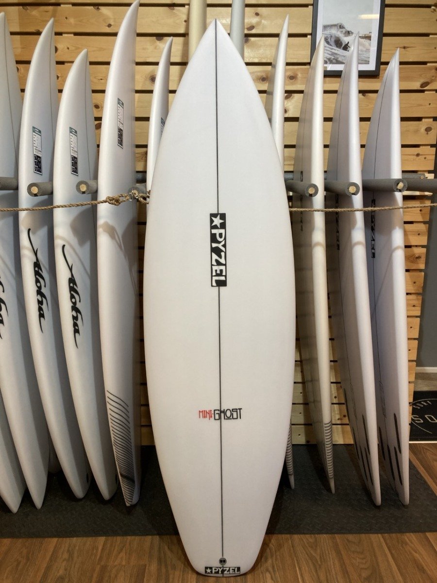 Pyzel Mini Ghost 5'7" Surfboard - White
