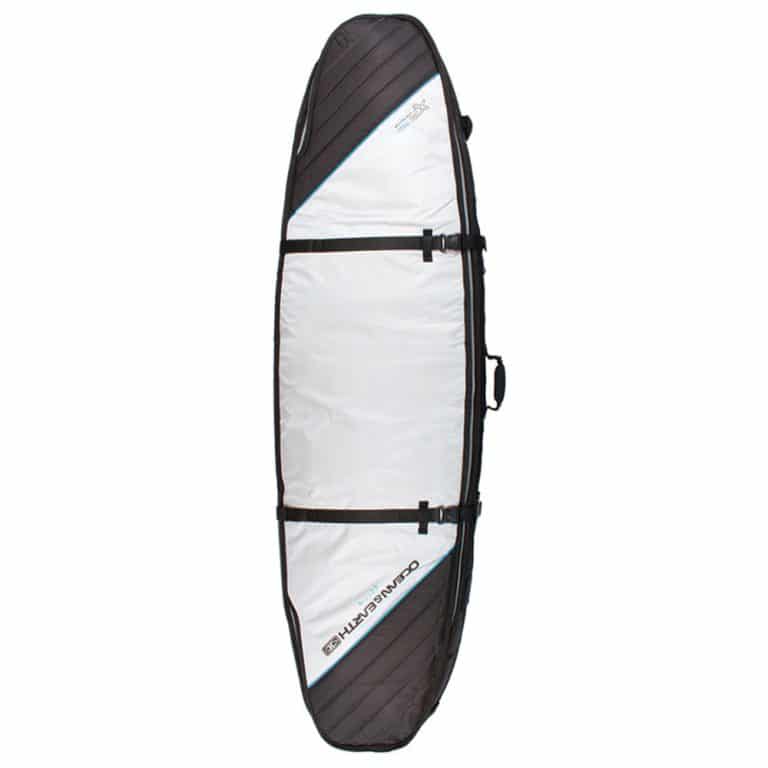 Ocean & Earth Triple Coffin 7'0" Shortboard Cover in Silver - Full View