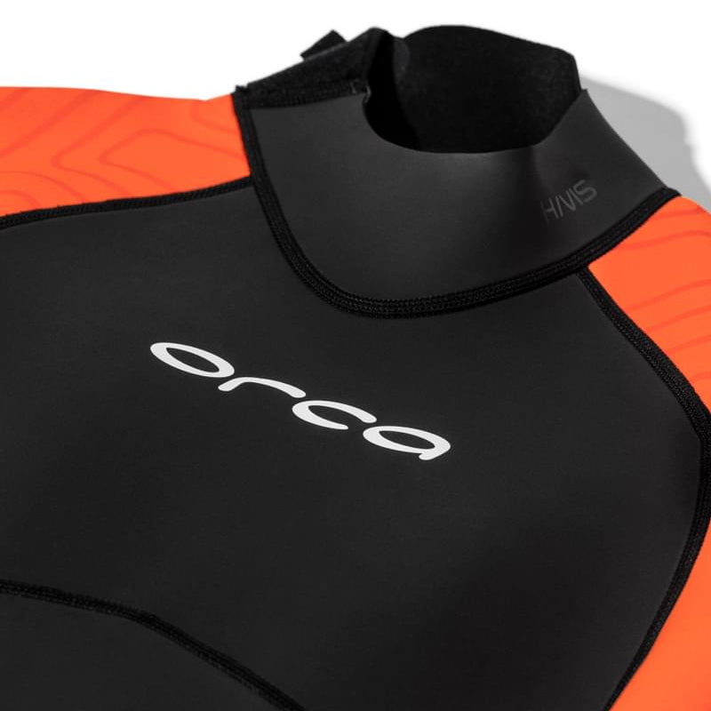 Orca Vitalis Hi-Vis Women's Openwater Wetsuit 2026 - Black/Orange