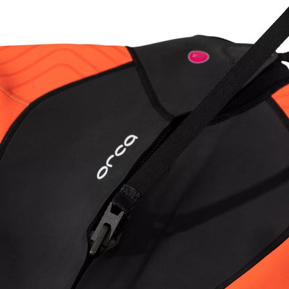 Orca Vitalis Hi-Vis Women's Openwater Wetsuit 2026 - Black/Orange