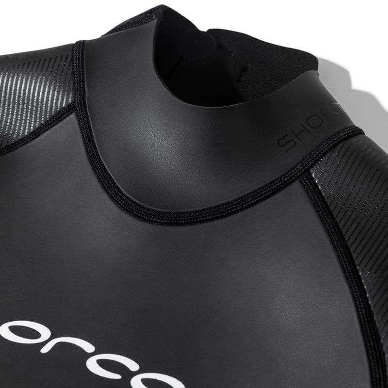 Orca Vitalis Women's Openwater Shorty Wetsuit 2026 - Black/Orange