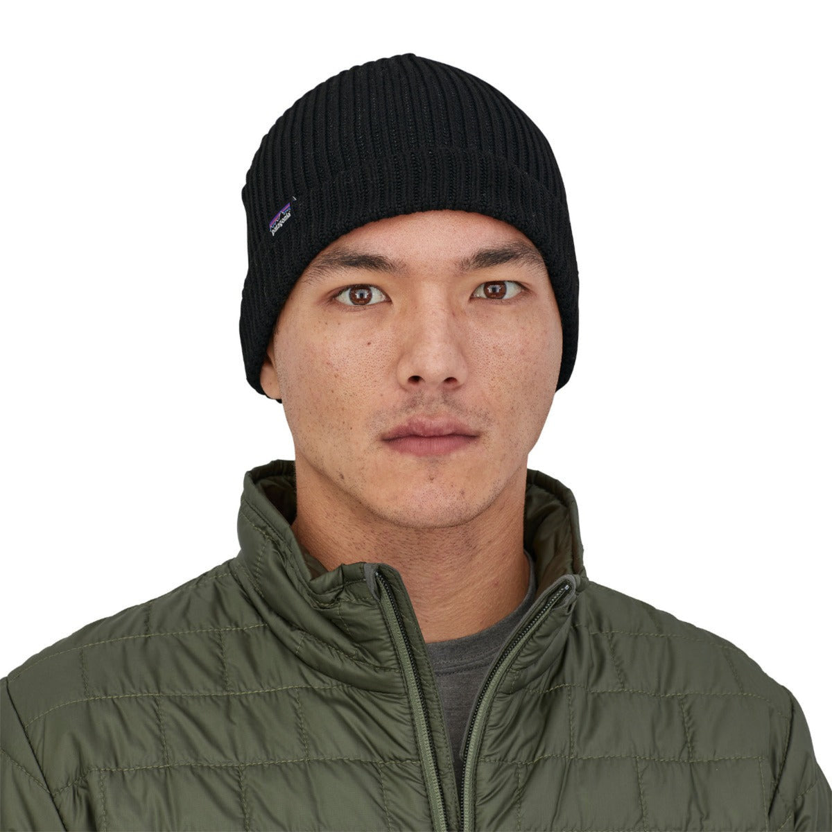 Patagonia Fisherman's Rolled Beanie - Black