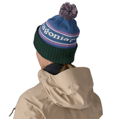 Patagonia Powder Town Beanie - Park Stripe: Barnacle Blue