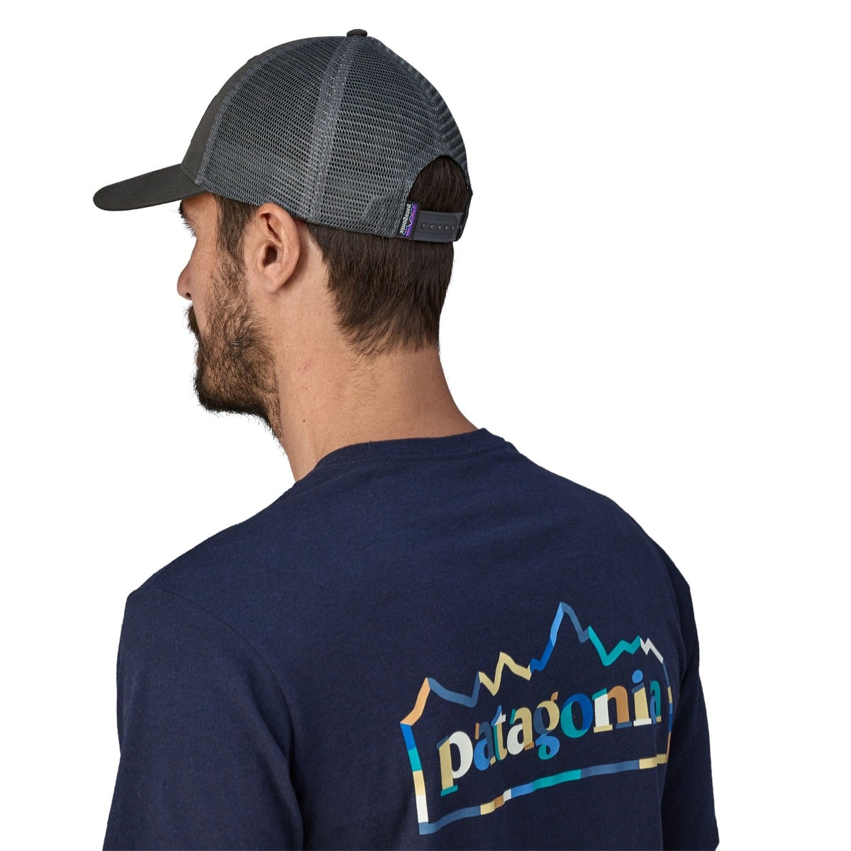 Patagonia P-6 Logo LoPro Trucker Hat - Forge Grey