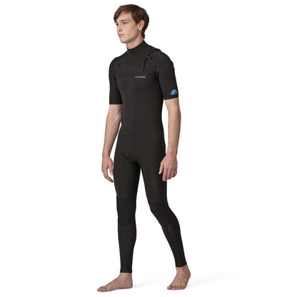 Patagonia Regulator Yulex Lite 2mm Men's Chest Zip Short Sleeve Wetsuit - Black