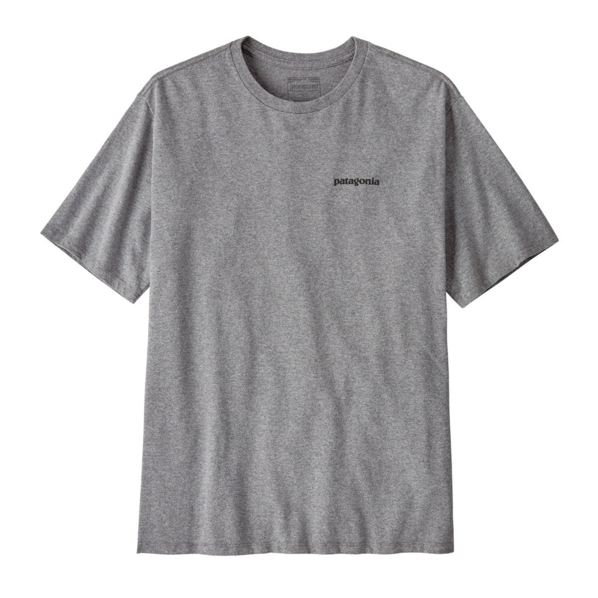 Patagonia P-6 Logo Responsibili-Tee T Shirt - Gravel Heather