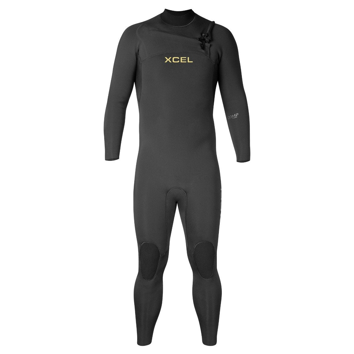 Xcel Comp Chest Zip 4/3mm Wetsuit in Black
