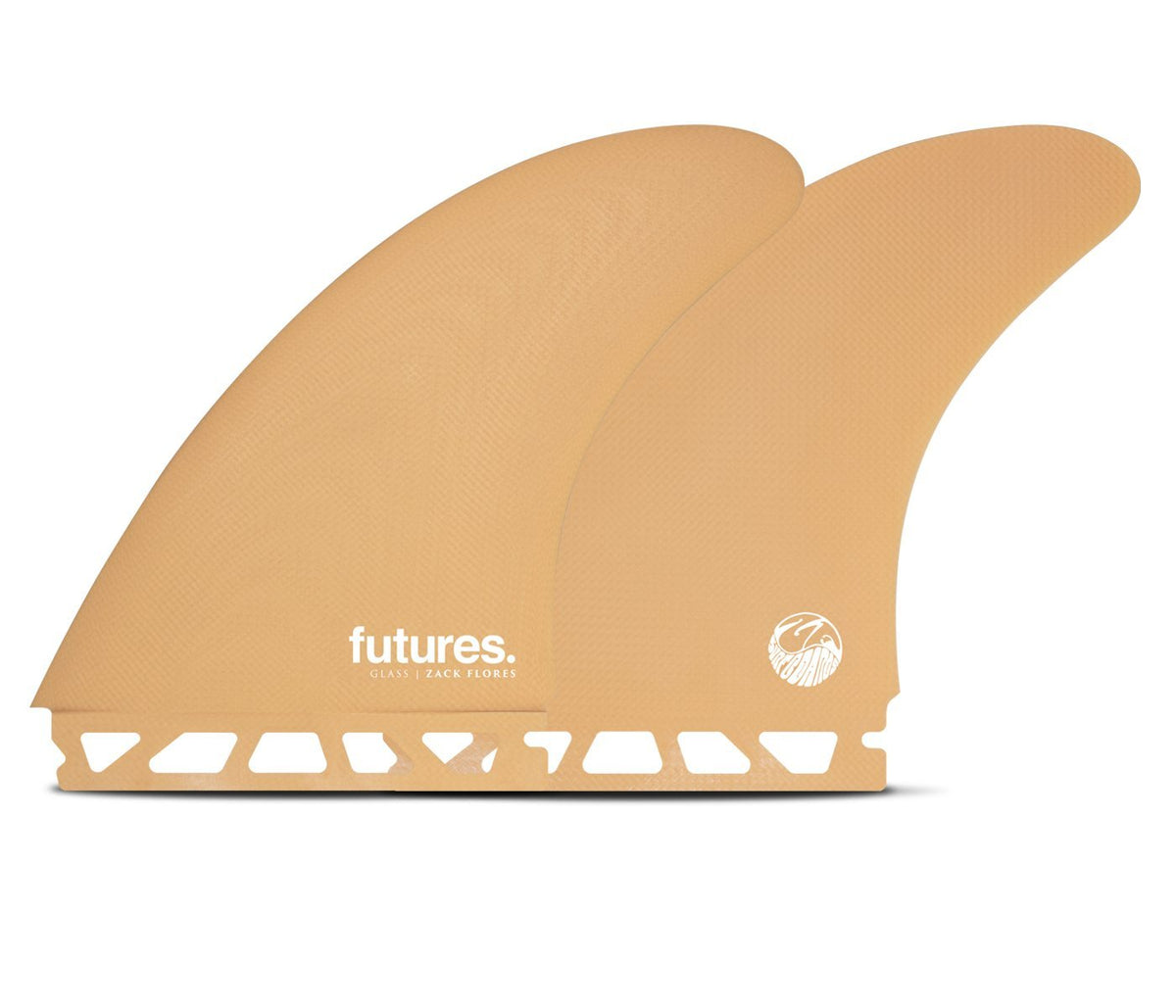 Futures Zack Flores Twin Fins - Orange